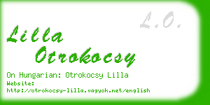 lilla otrokocsy business card